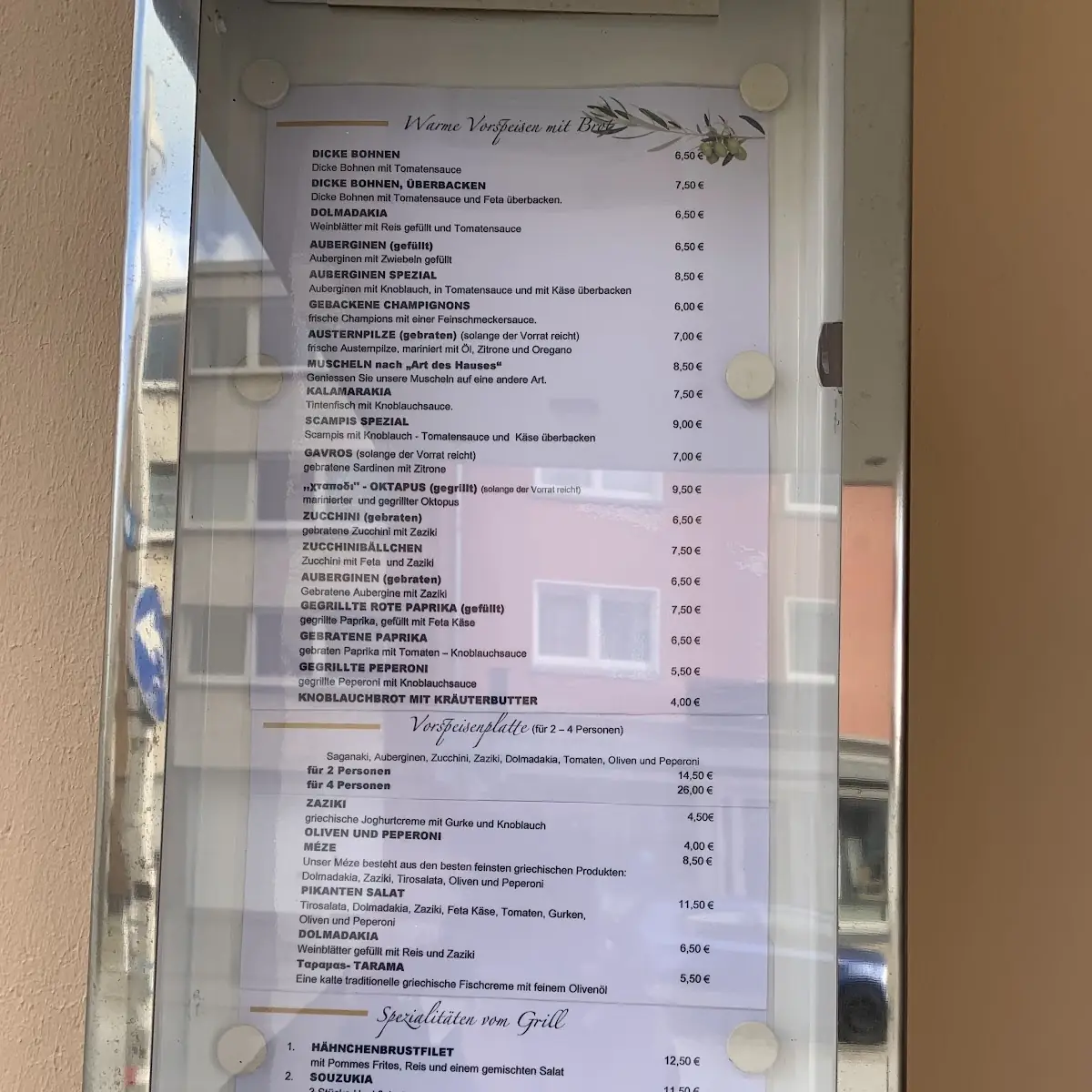 Speisekarte photo 1