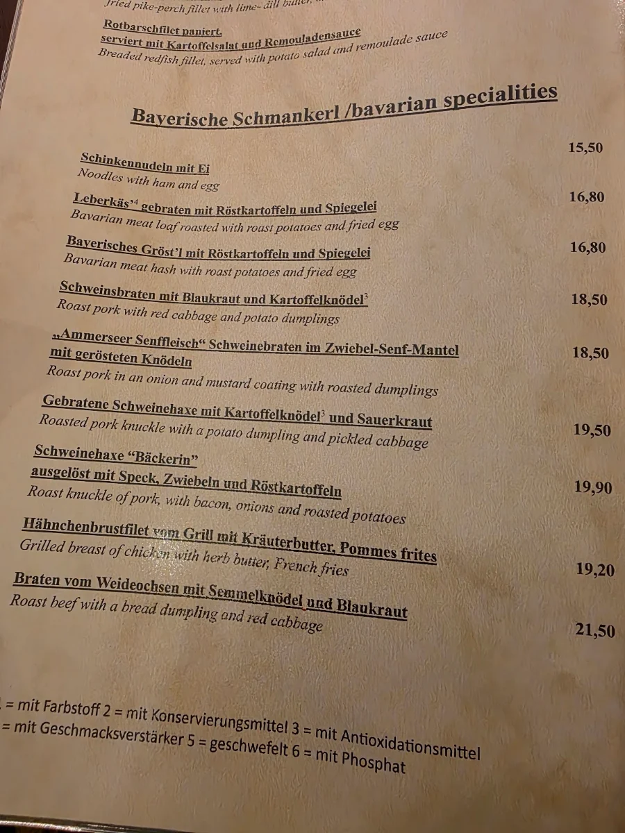 Speisekarte photo 4