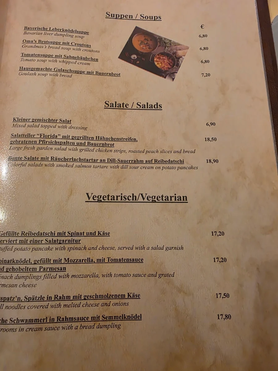 Speisekarte photo 5