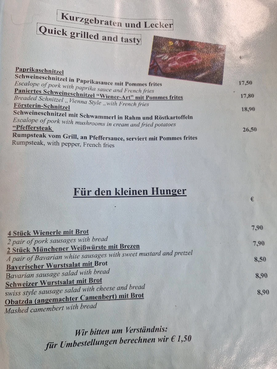 Speisekarte photo 6