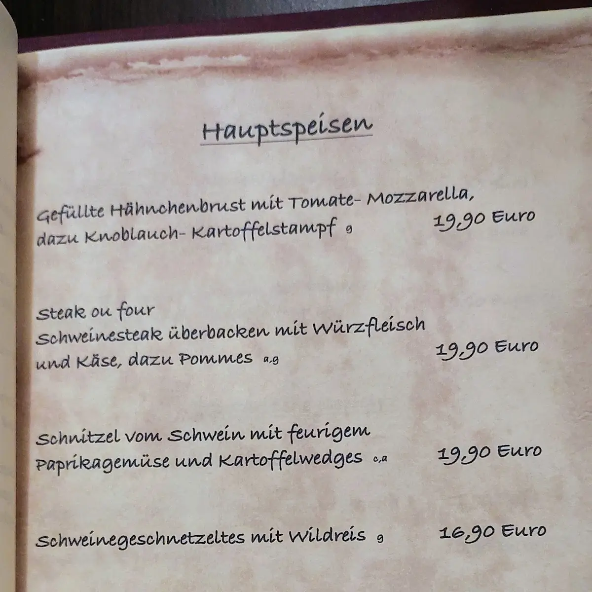 Speisekarte photo 4