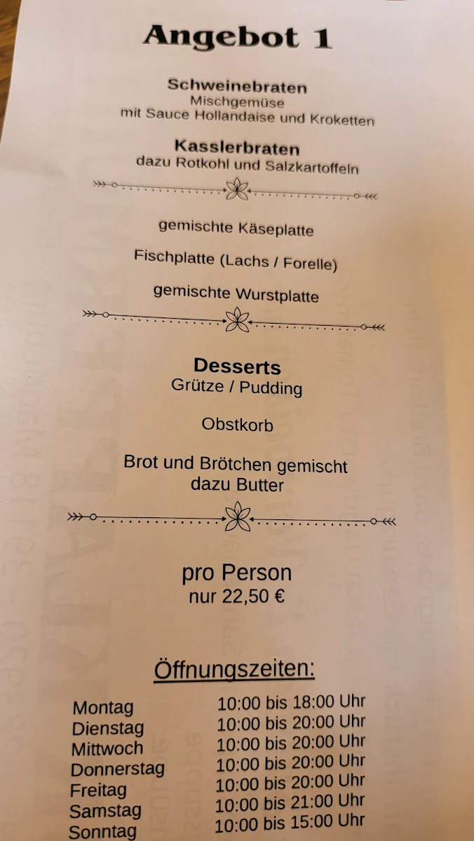 Speisekarte photo 3