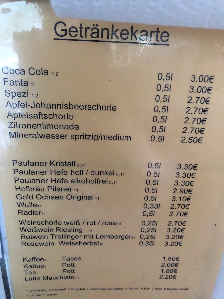 Speisekarte photo 1