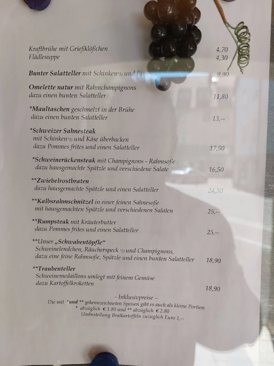 Speisekarte photo 2
