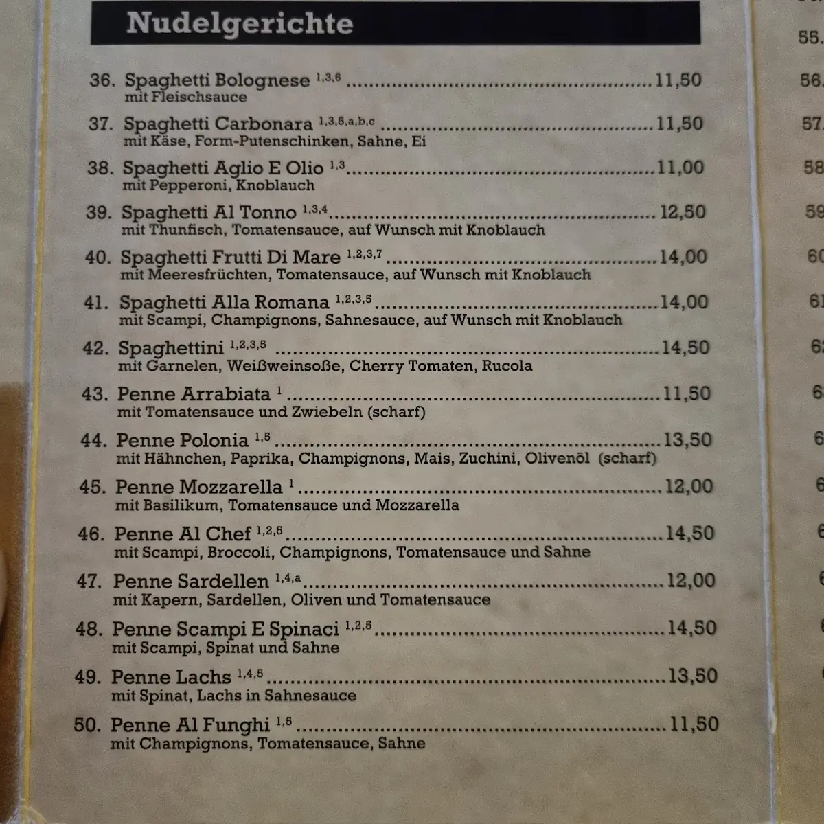 Speisekarte photo 7