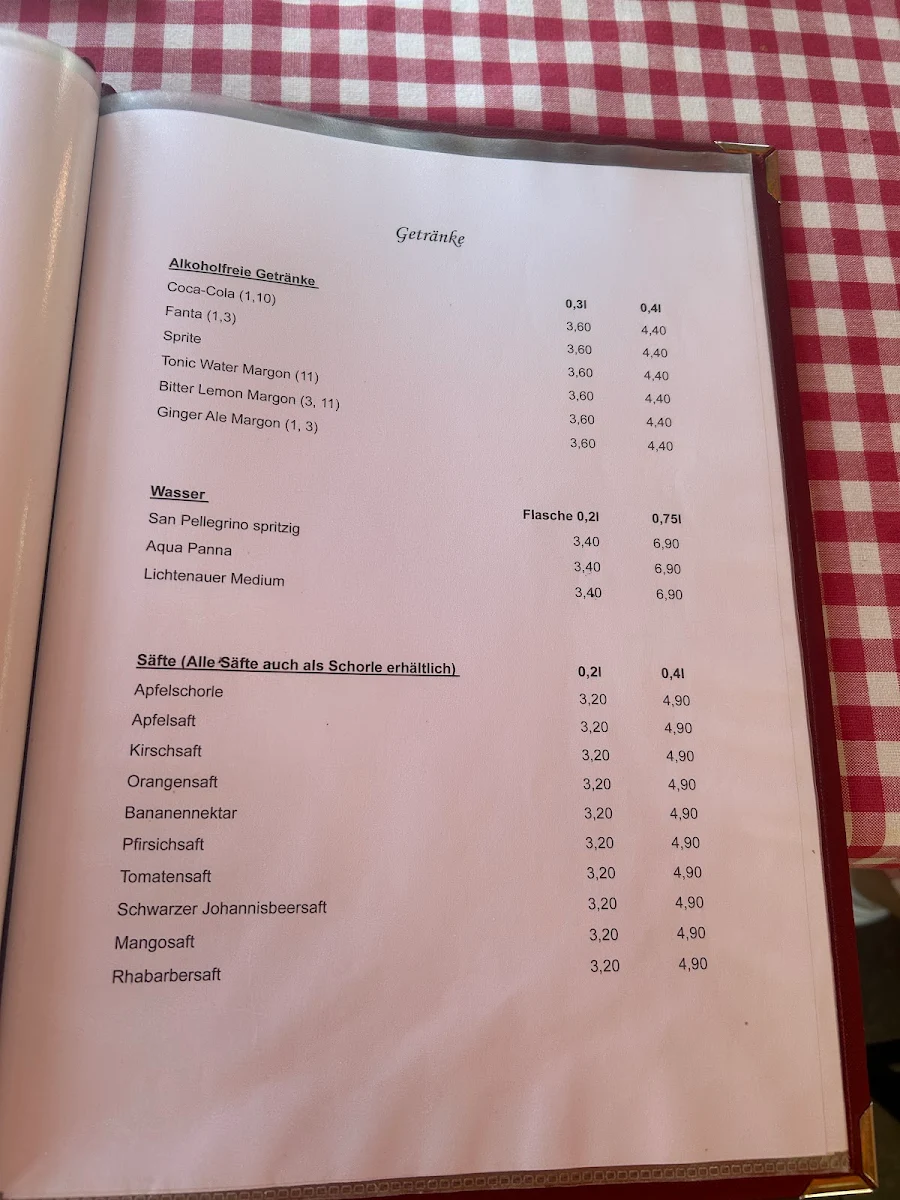 Speisekarte photo 5