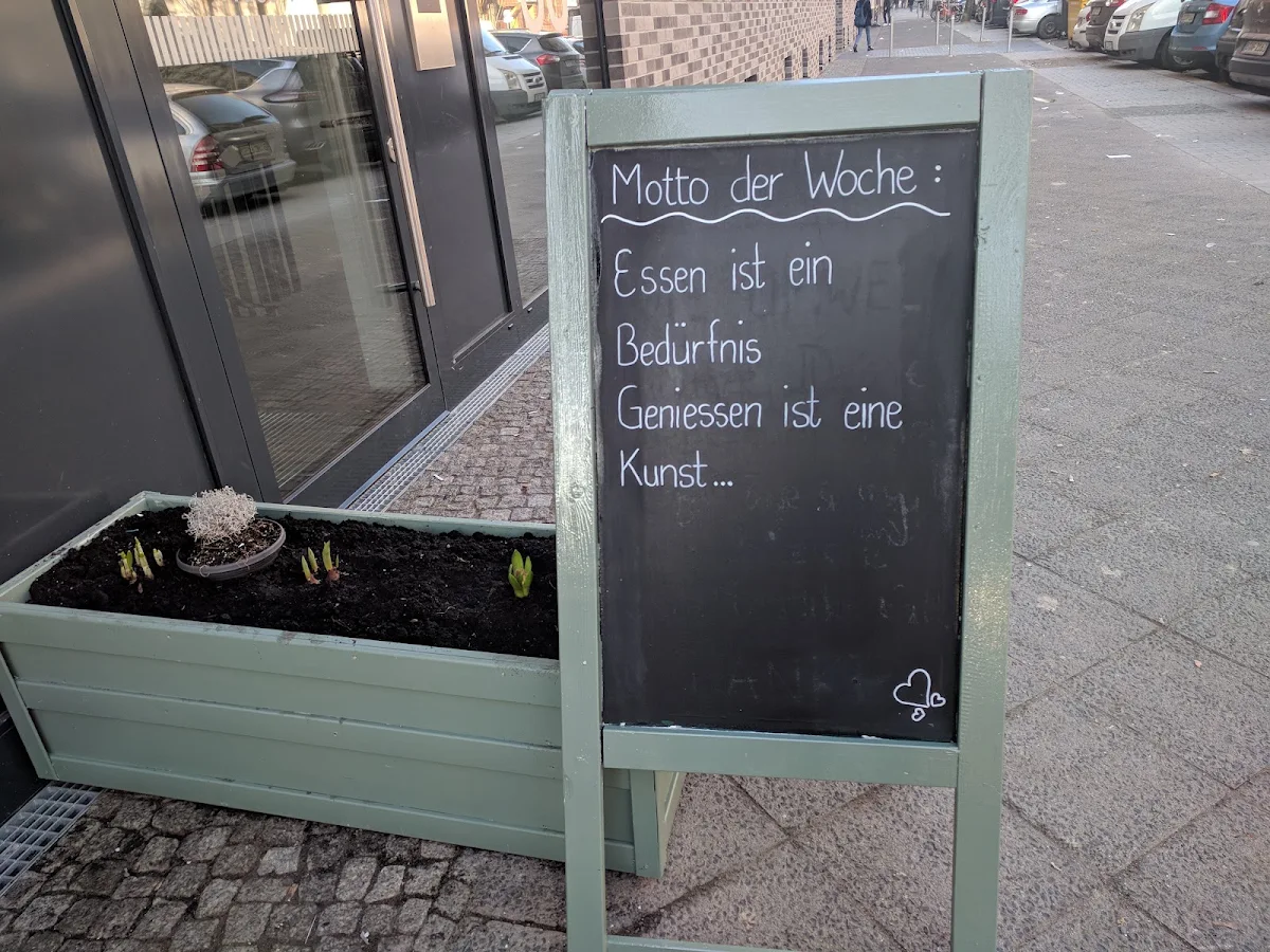 Speisekarte, Café des Schicksals