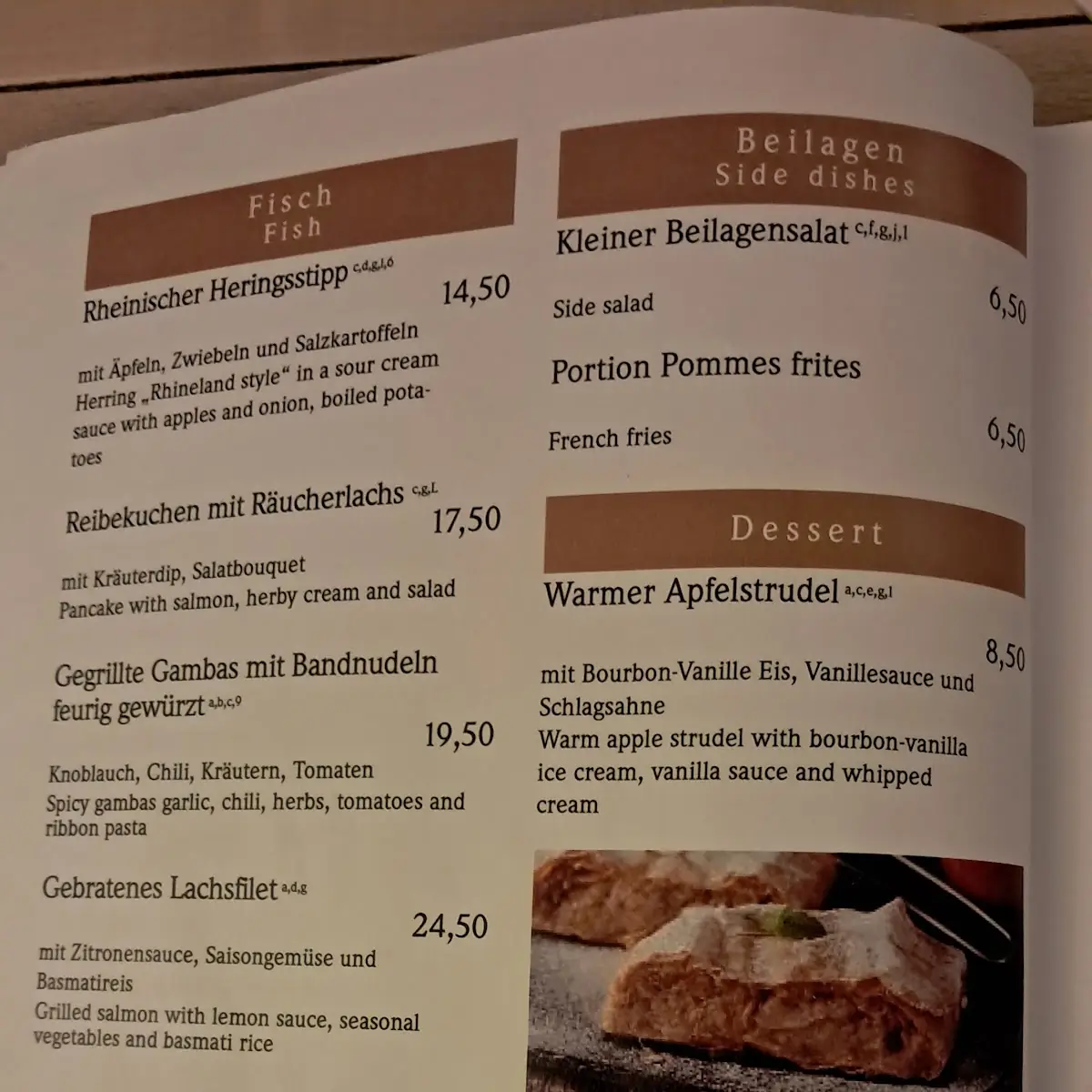 Speisekarte photo 2