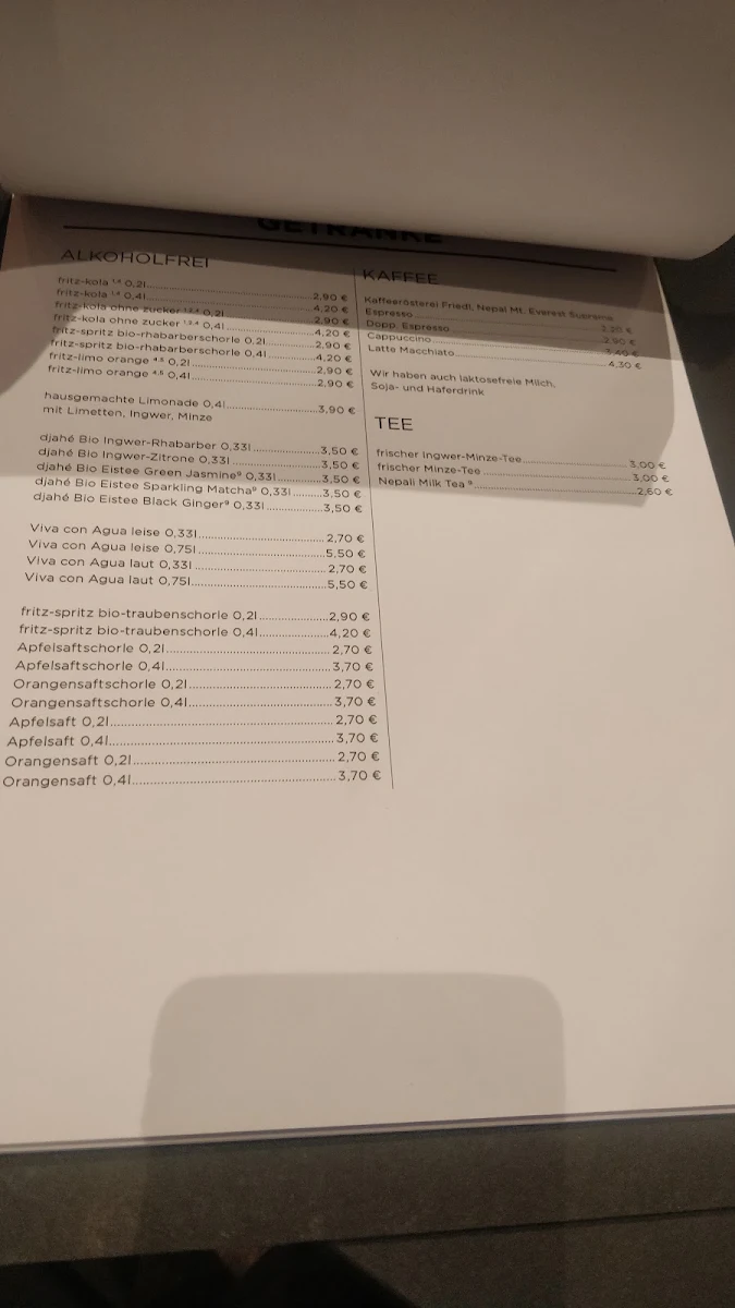 Speisekarte photo 6