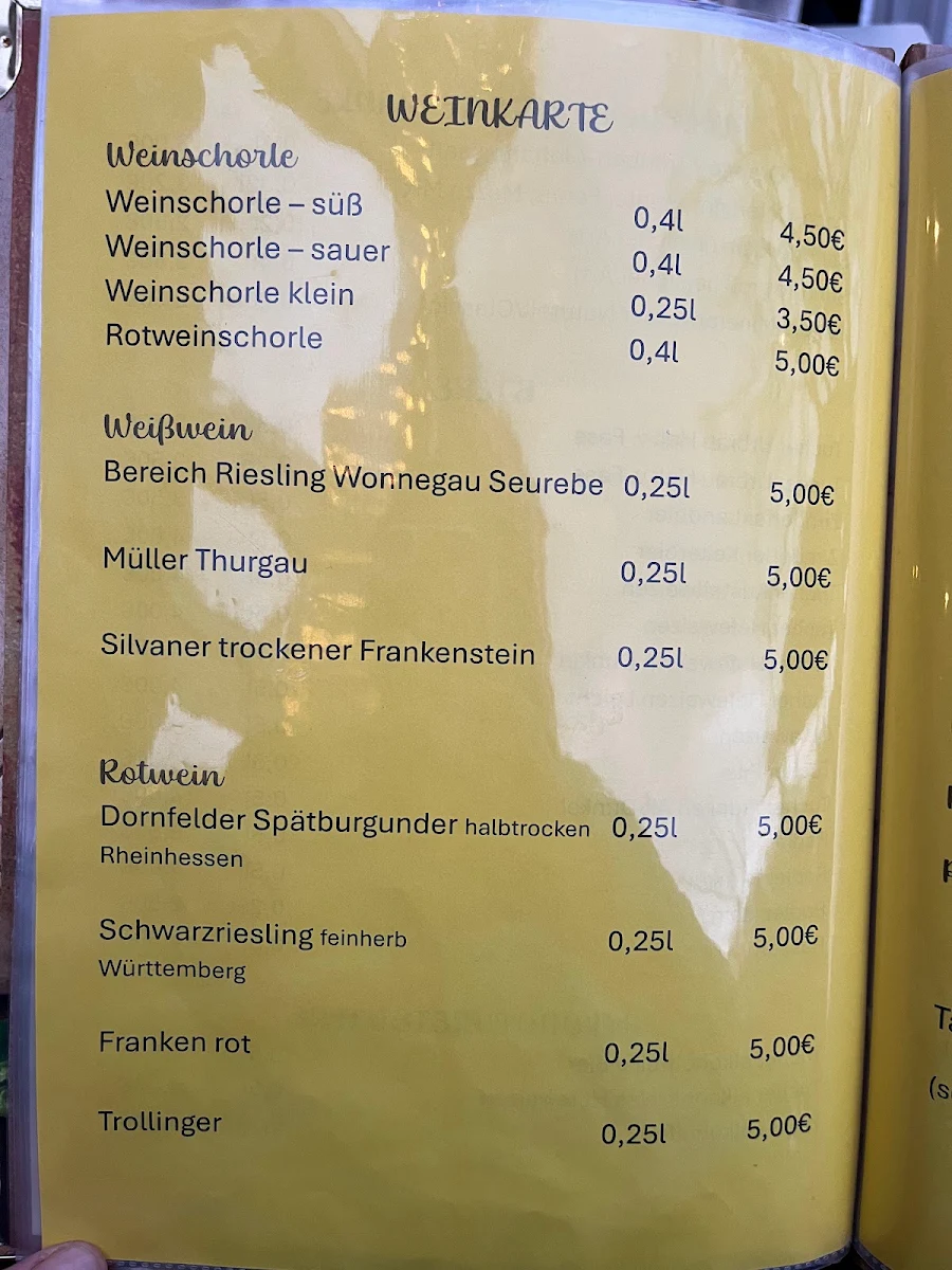 Speisekarte photo 2
