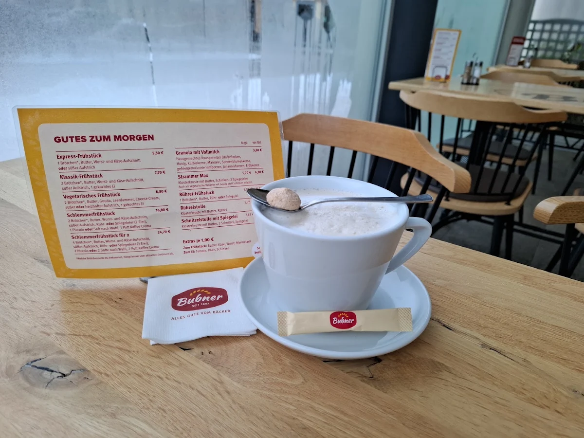 Speisekarte, Bäckerei Bubner