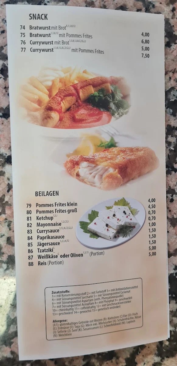 Speisekarte photo 1