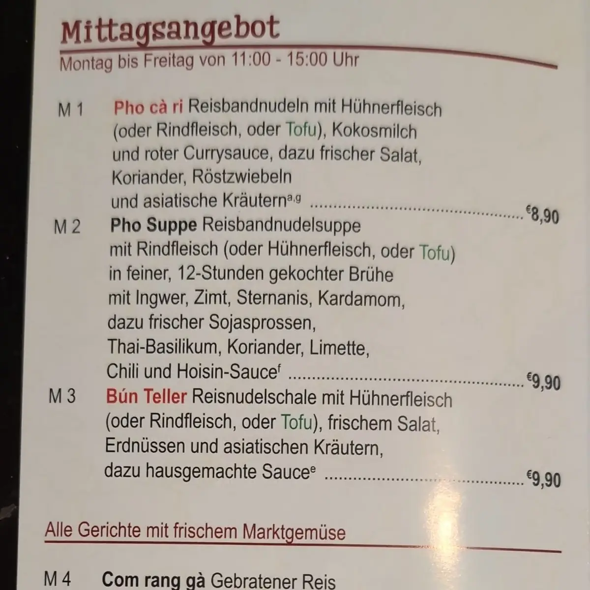Speisekarte photo 7