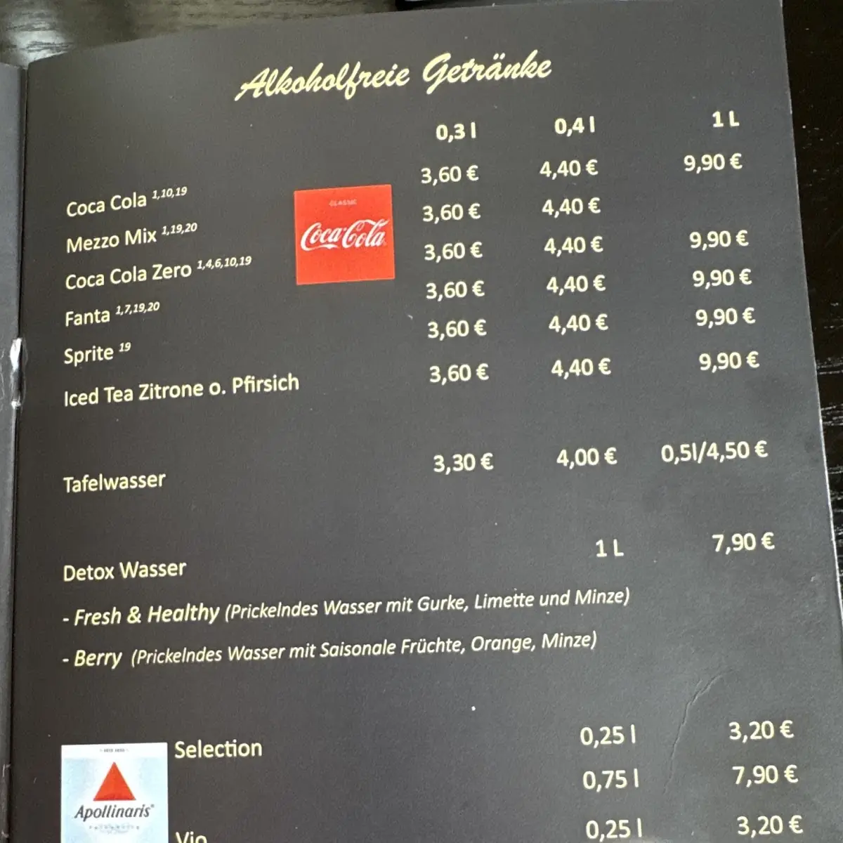 Speisekarte photo 1