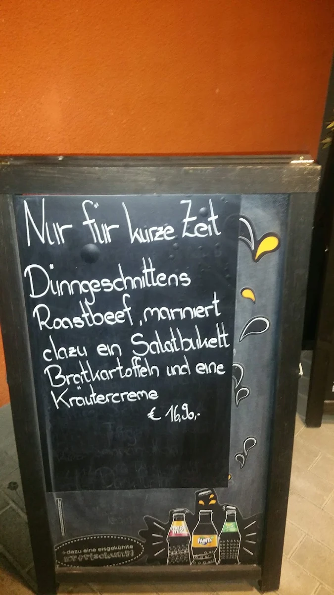 Speisekarte, Schusters "Zur Zeller Au"