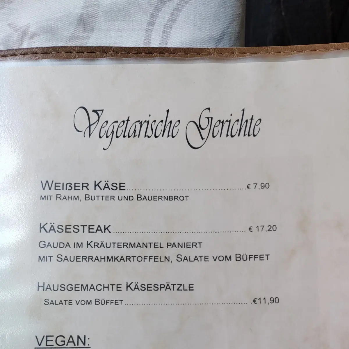 Speisekarte photo 2