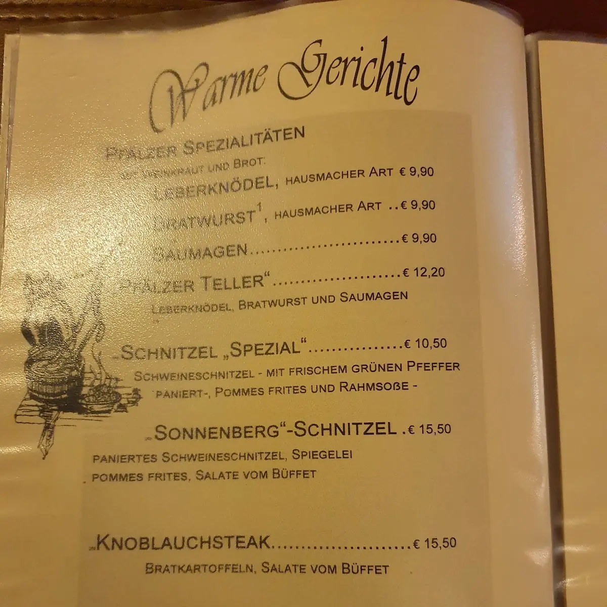 Speisekarte photo 5