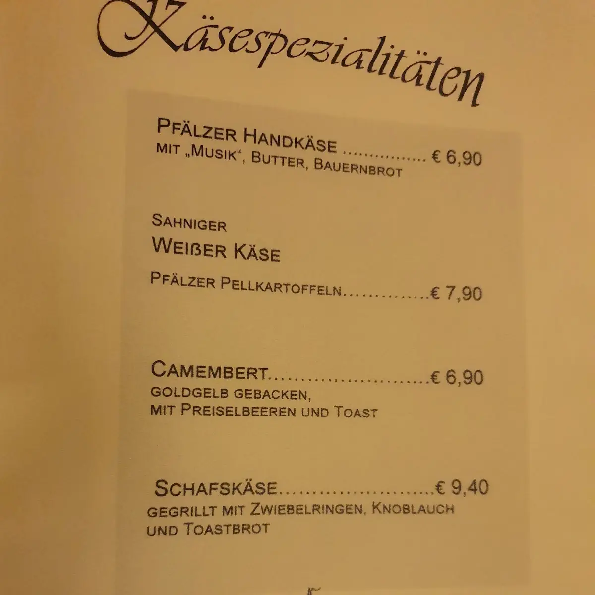 Speisekarte photo 7