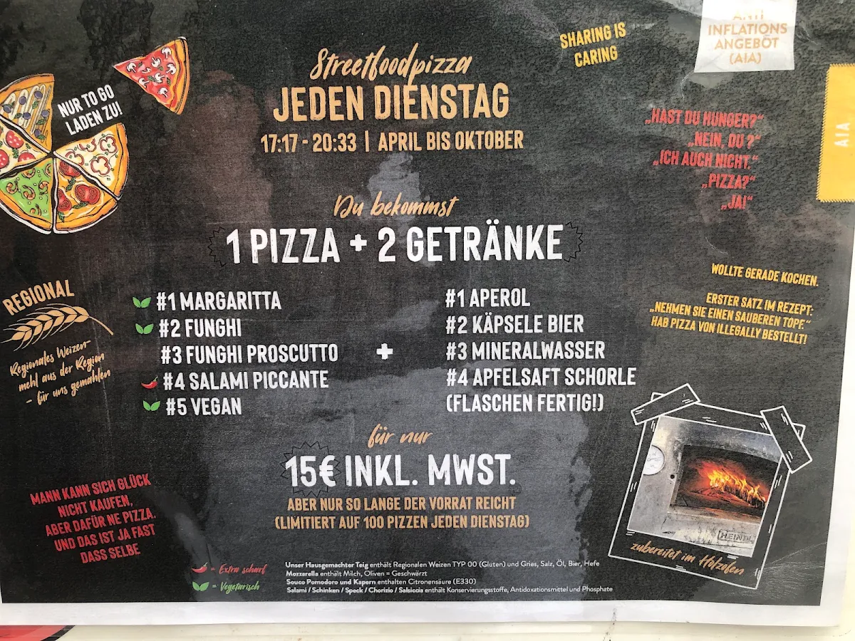 Speisekarte, illegally tasty