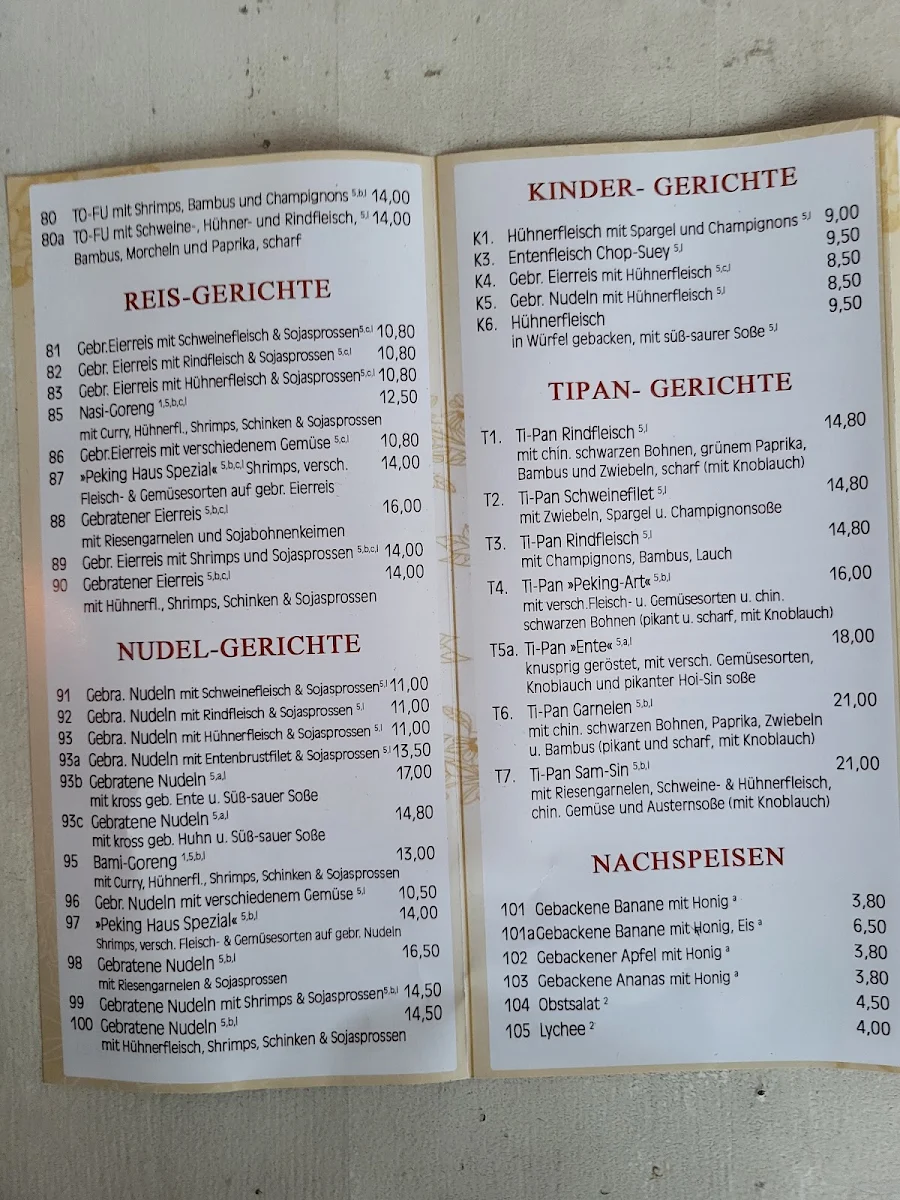 Speisekarte photo 1