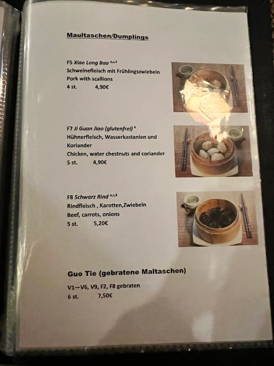 Speisekarte, Lecker Song