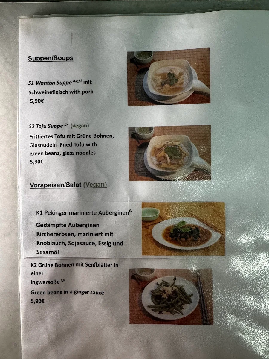 Speisekarte, Lecker Song