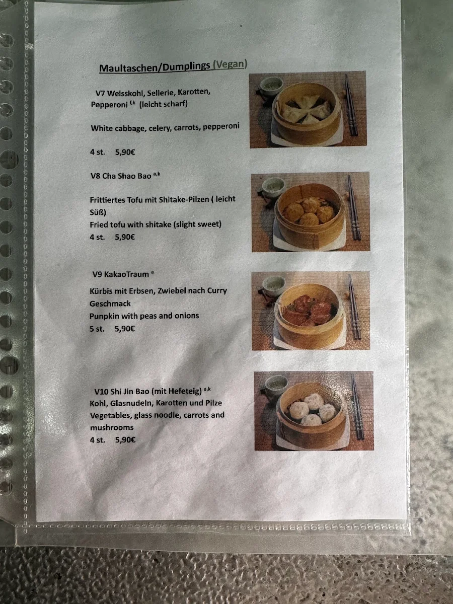 Speisekarte, Lecker Song