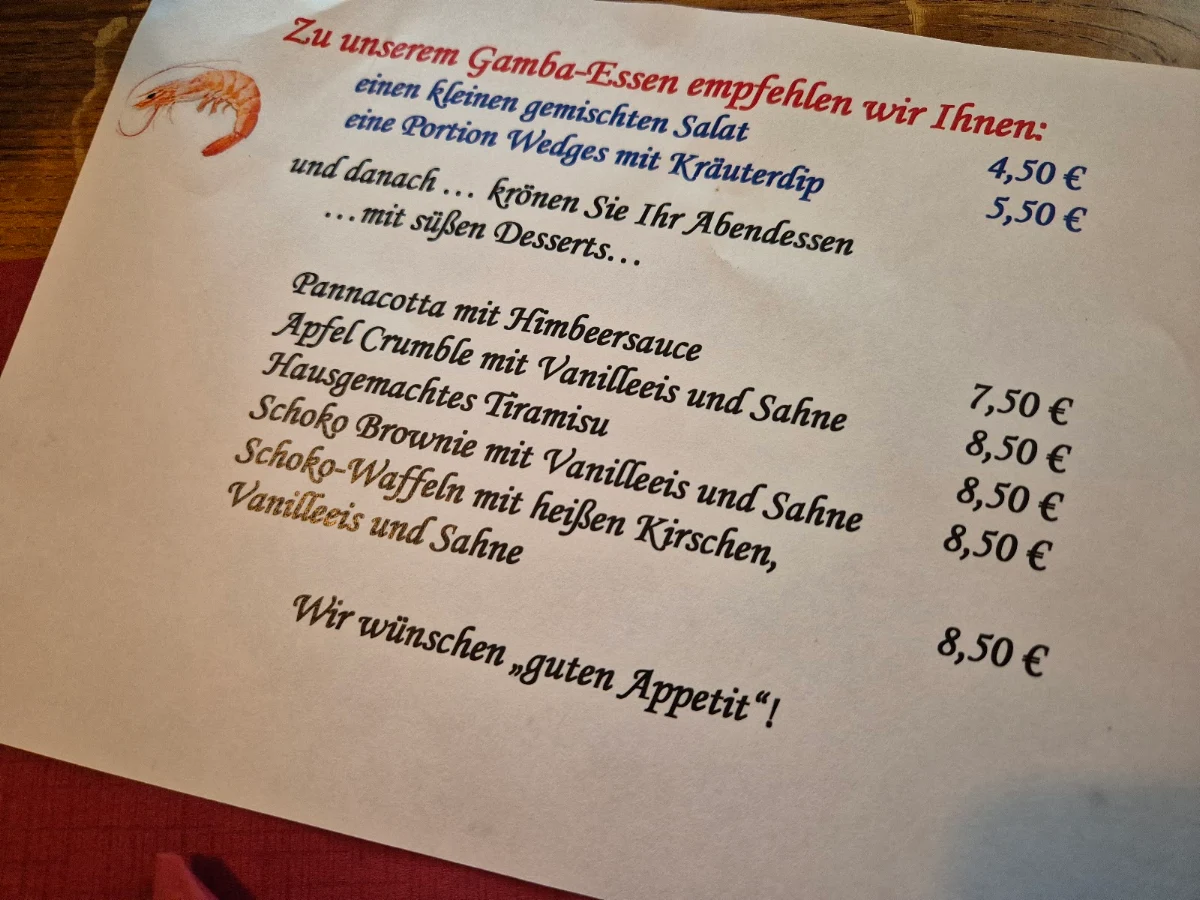 Speisekarte photo 1