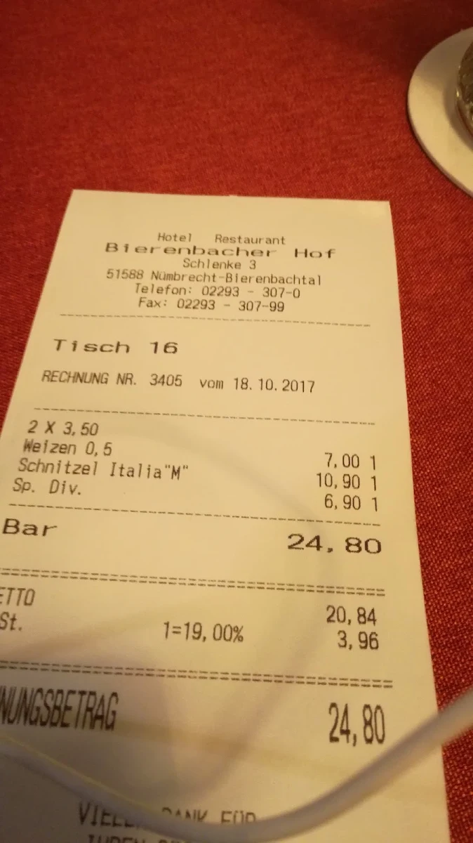 Speisekarte photo 2