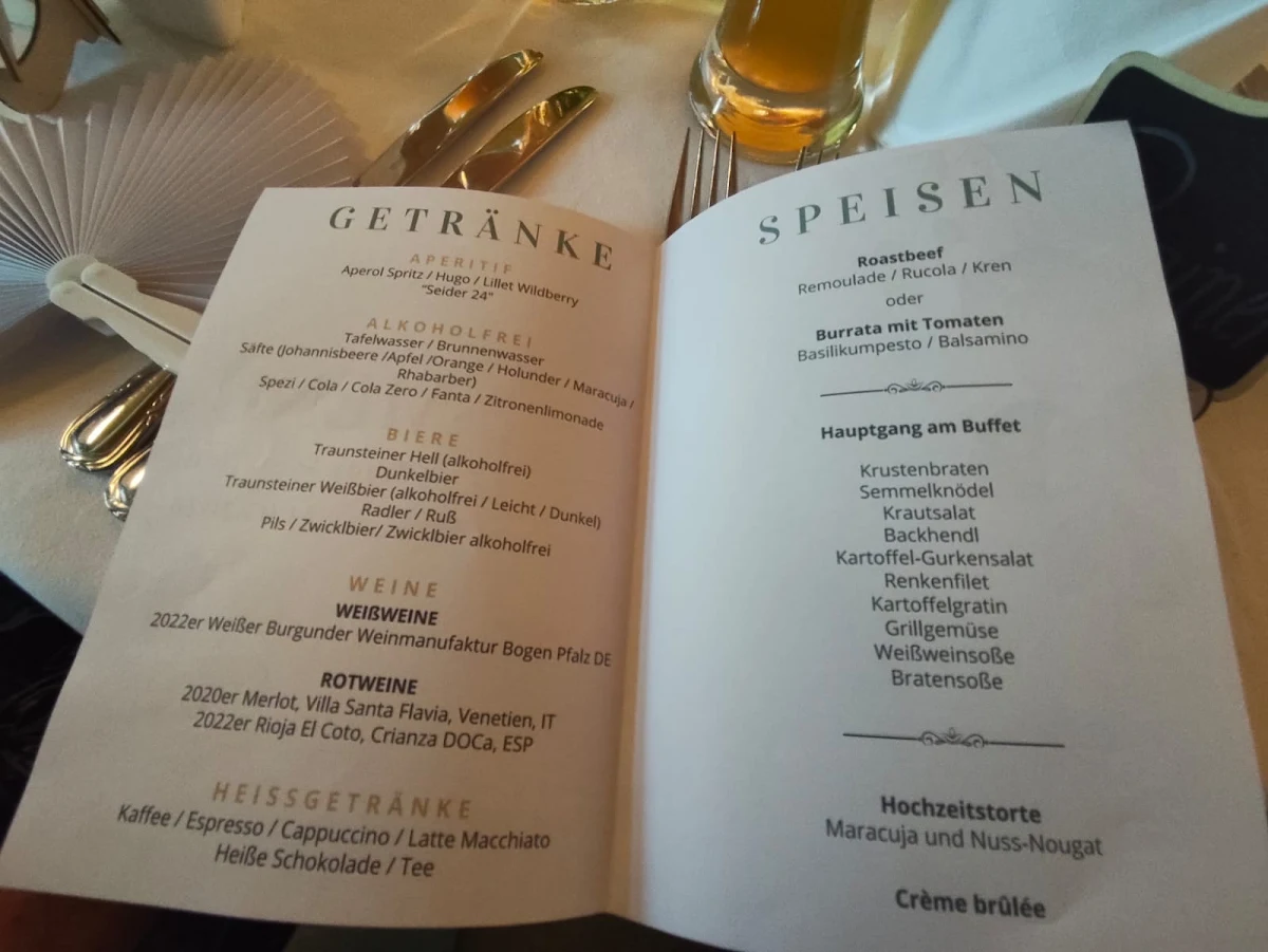 Speisekarte, Hafenwirt Restaurant & Cafe