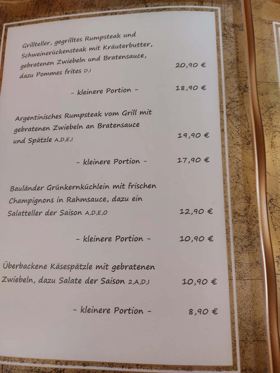 Speisekarte photo 3