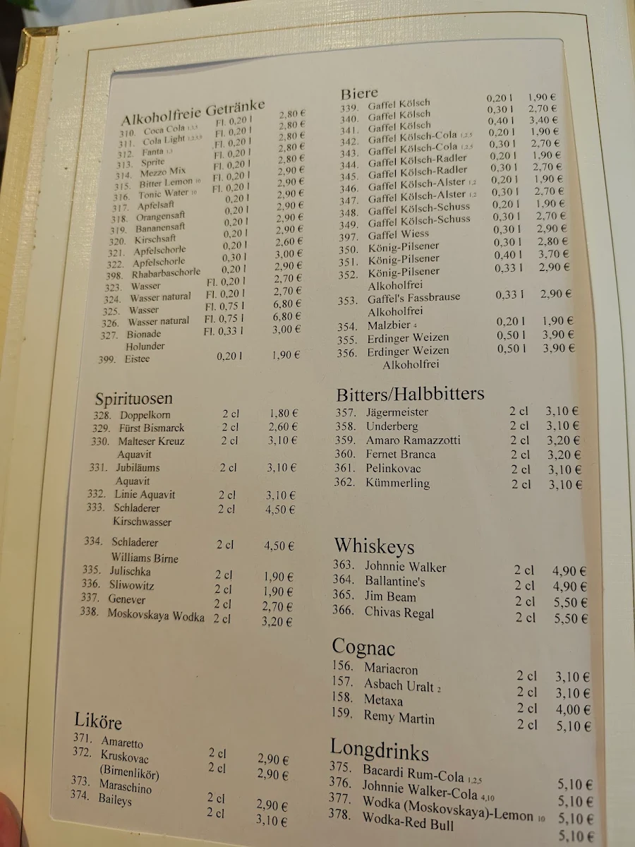 Speisekarte photo 1