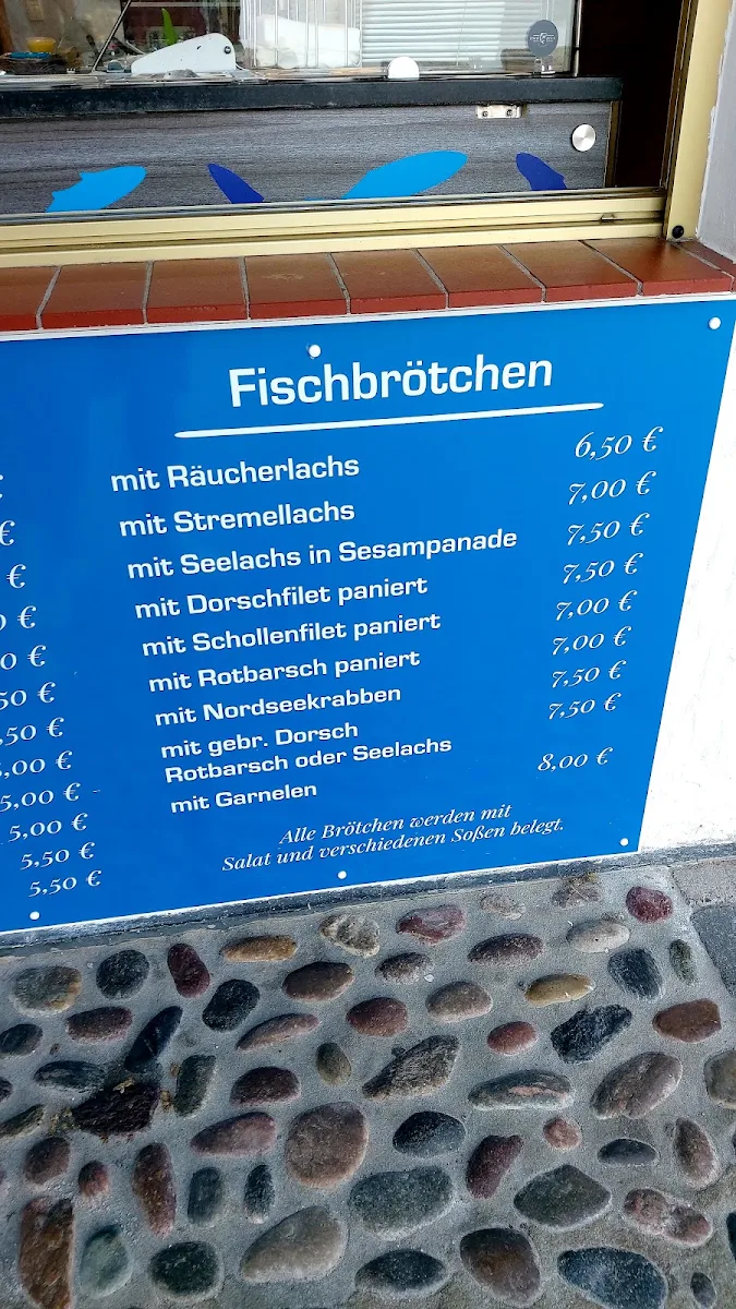 Speisekarte, Fischhuus Kellenhusen