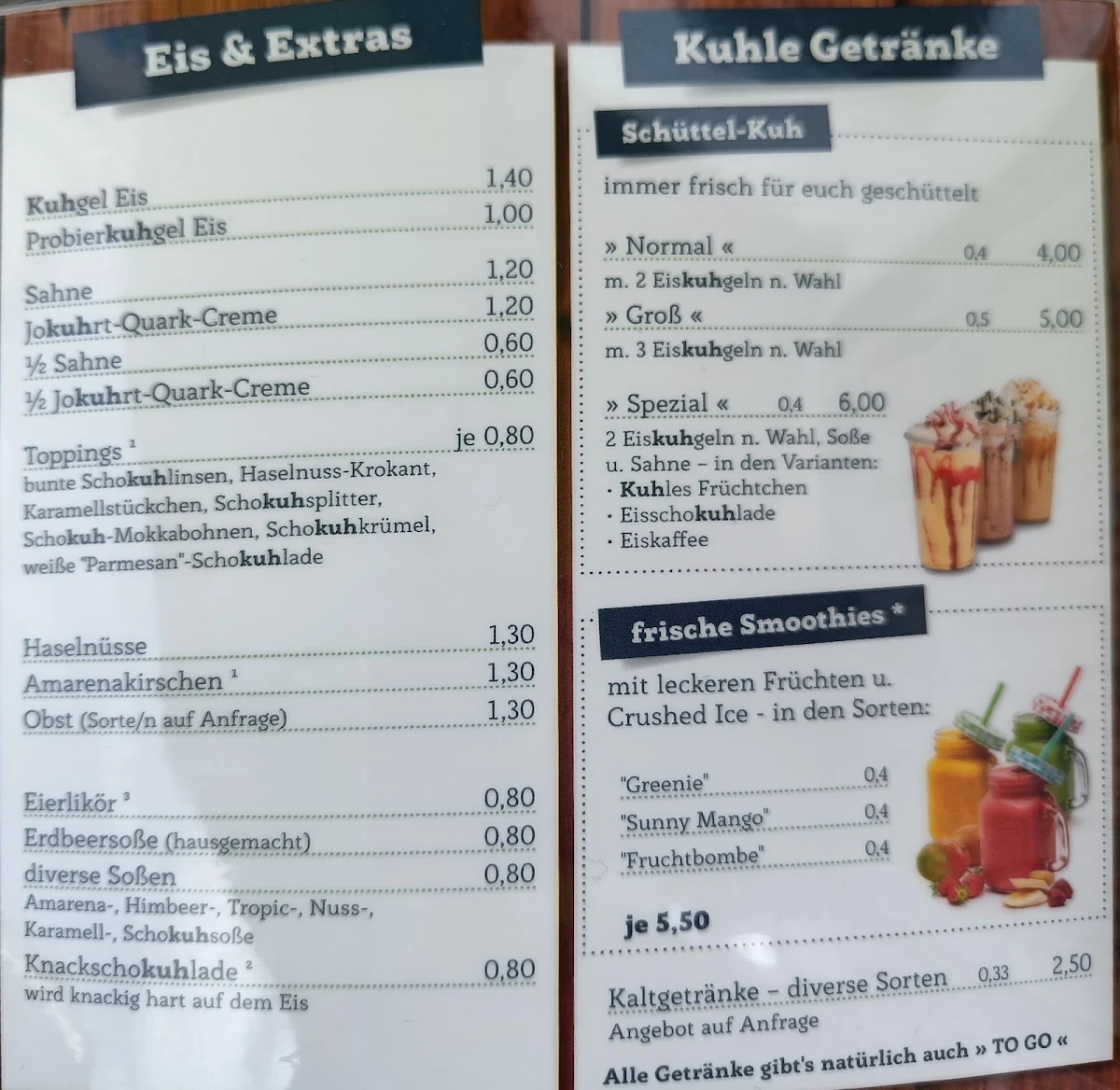 Speisekarte photo 4
