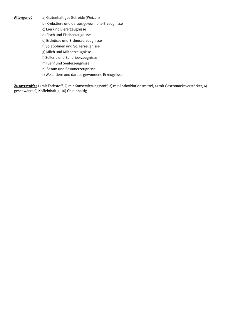 Speisekarte photo 8