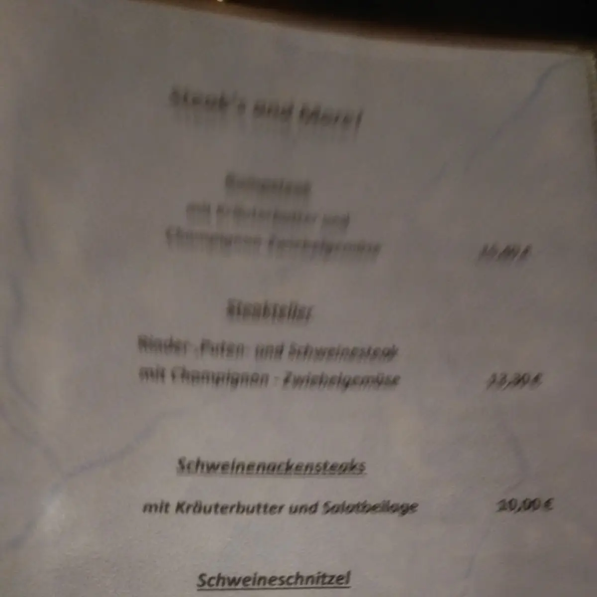 Speisekarte, YouVa World Kitchen