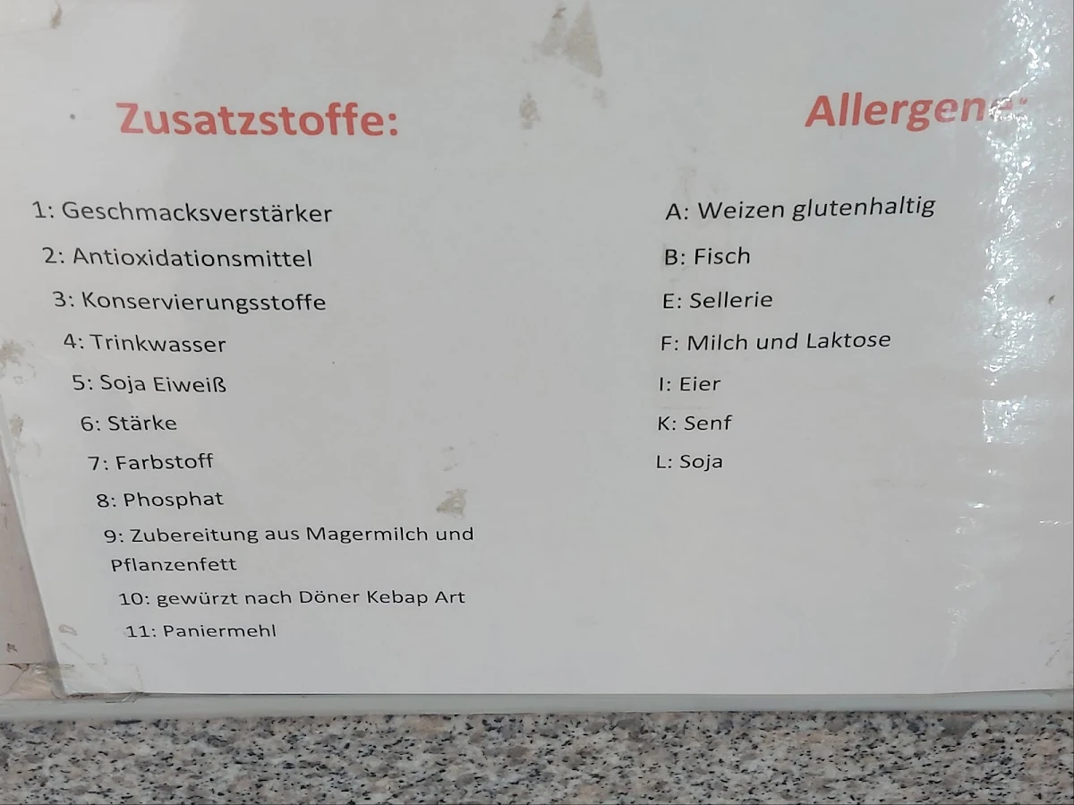 Speisekarte photo 2