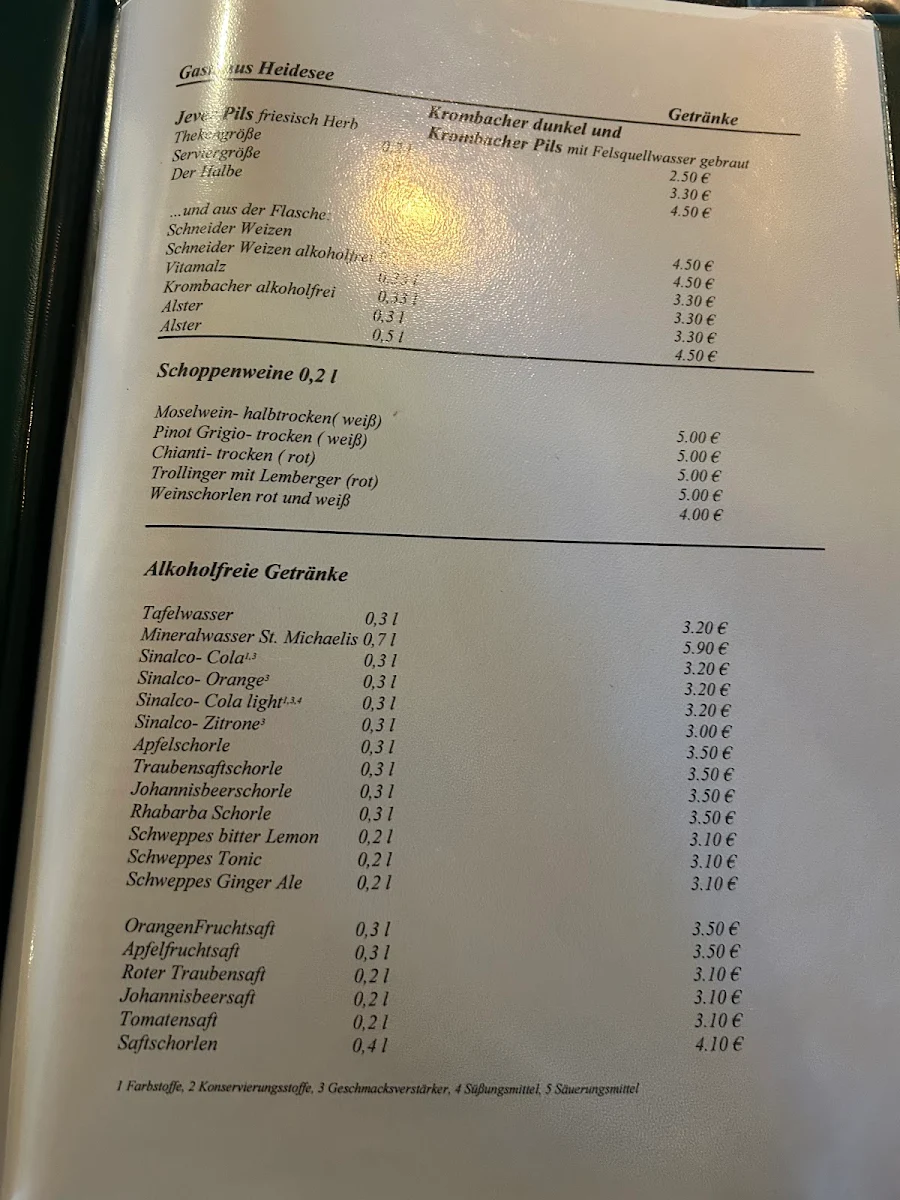 Speisekarte photo 3