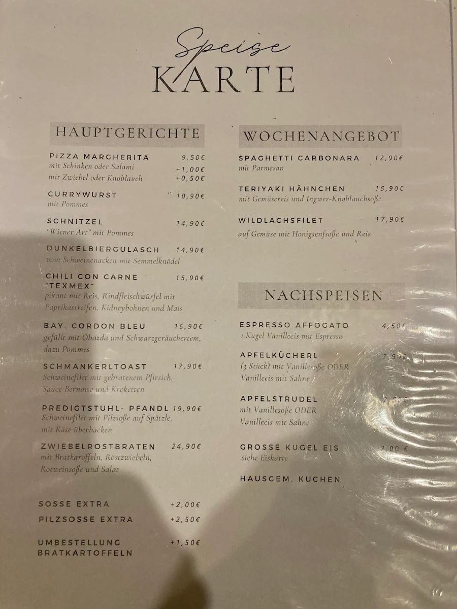 Speisekarte photo 2