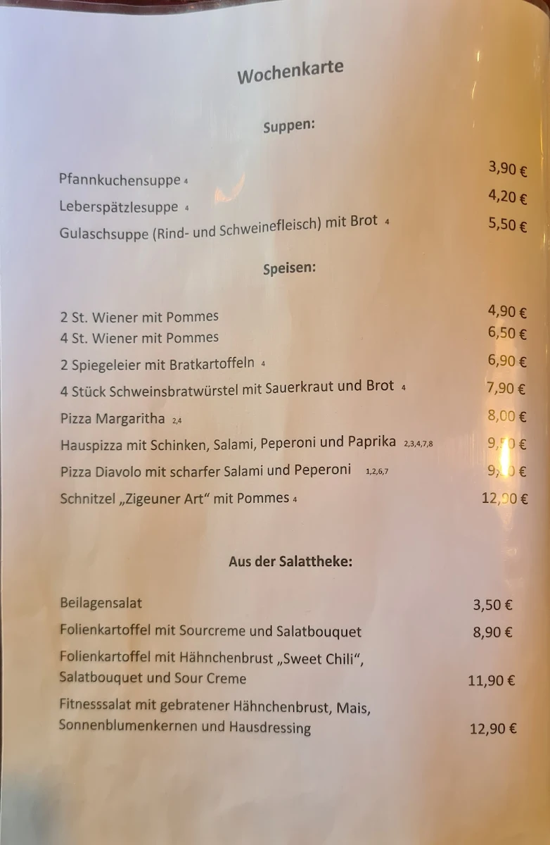 Speisekarte photo 4