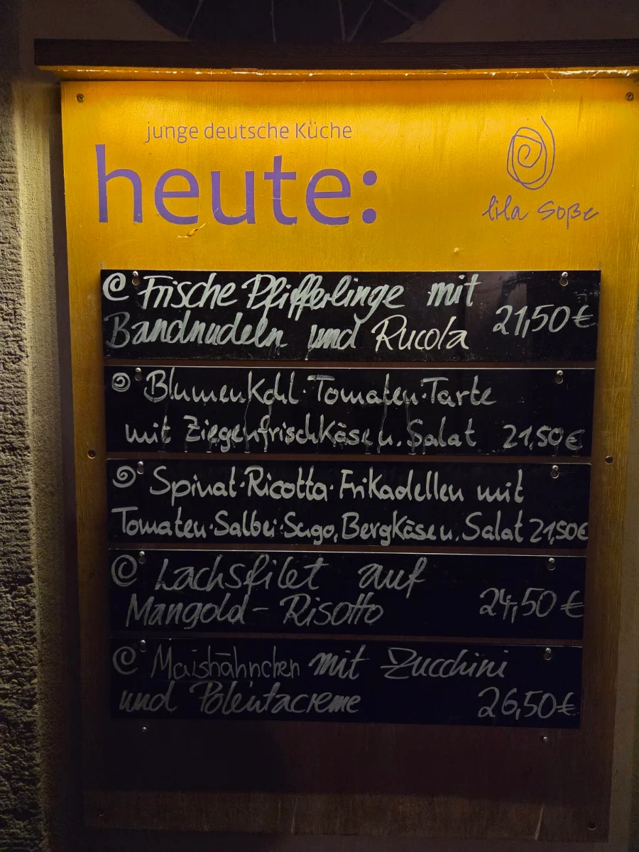 Speisekarte photo 2