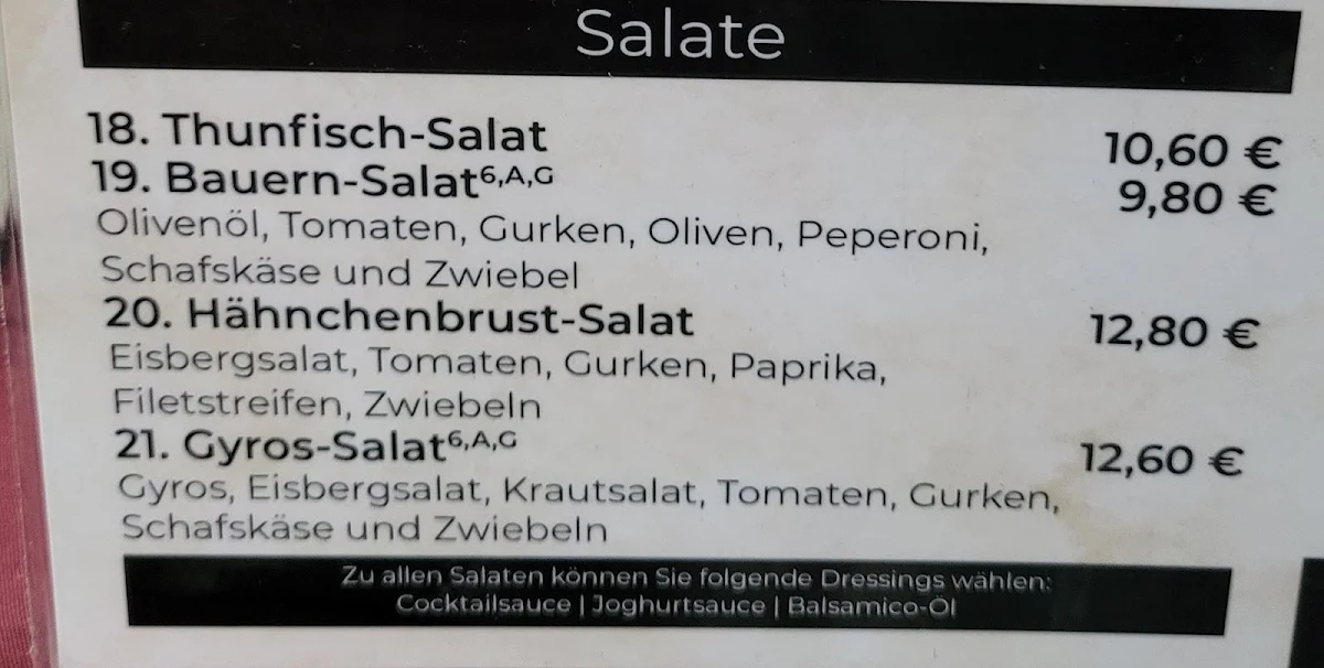Speisekarte photo 6