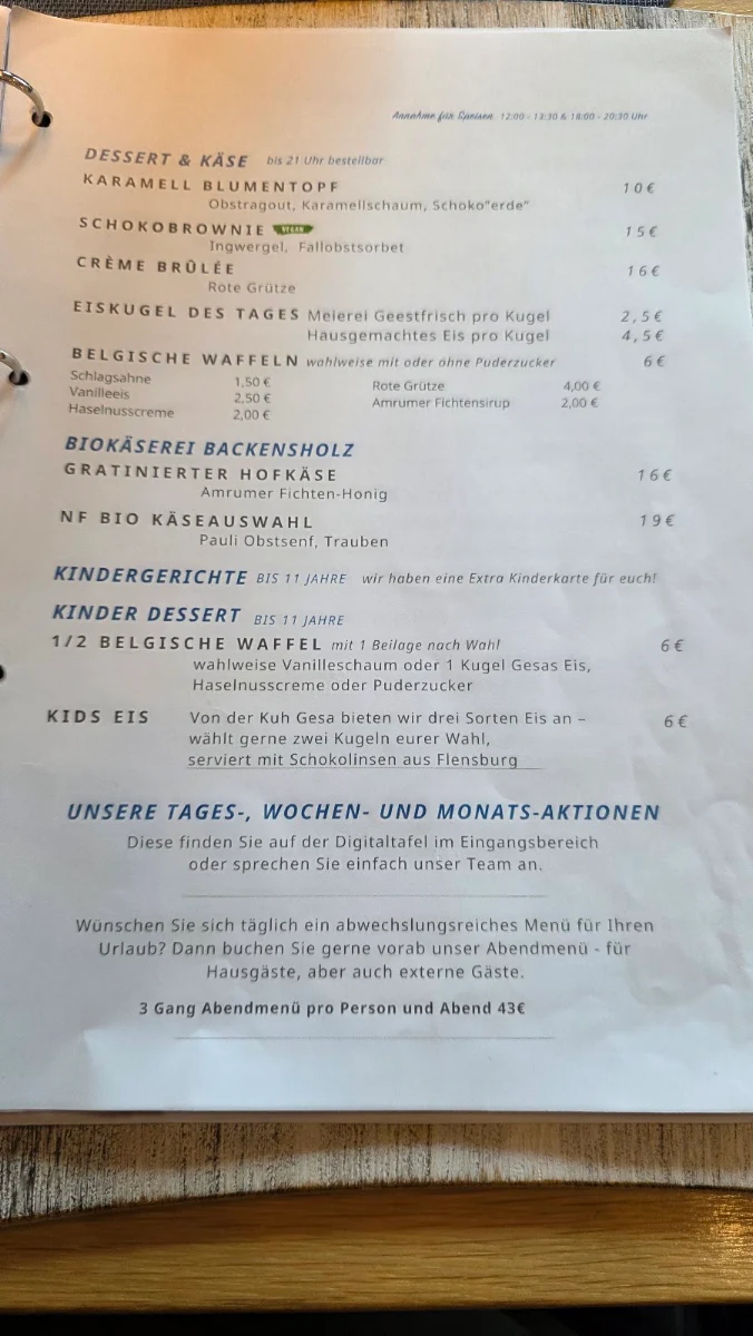 Speisekarte photo 1