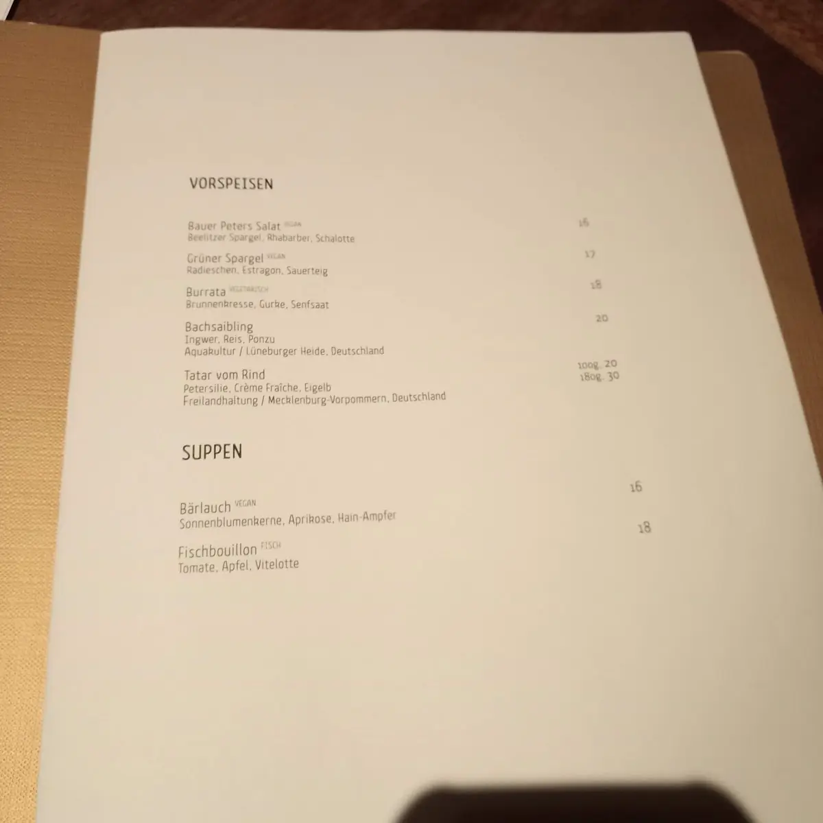 Speisekarte photo 8