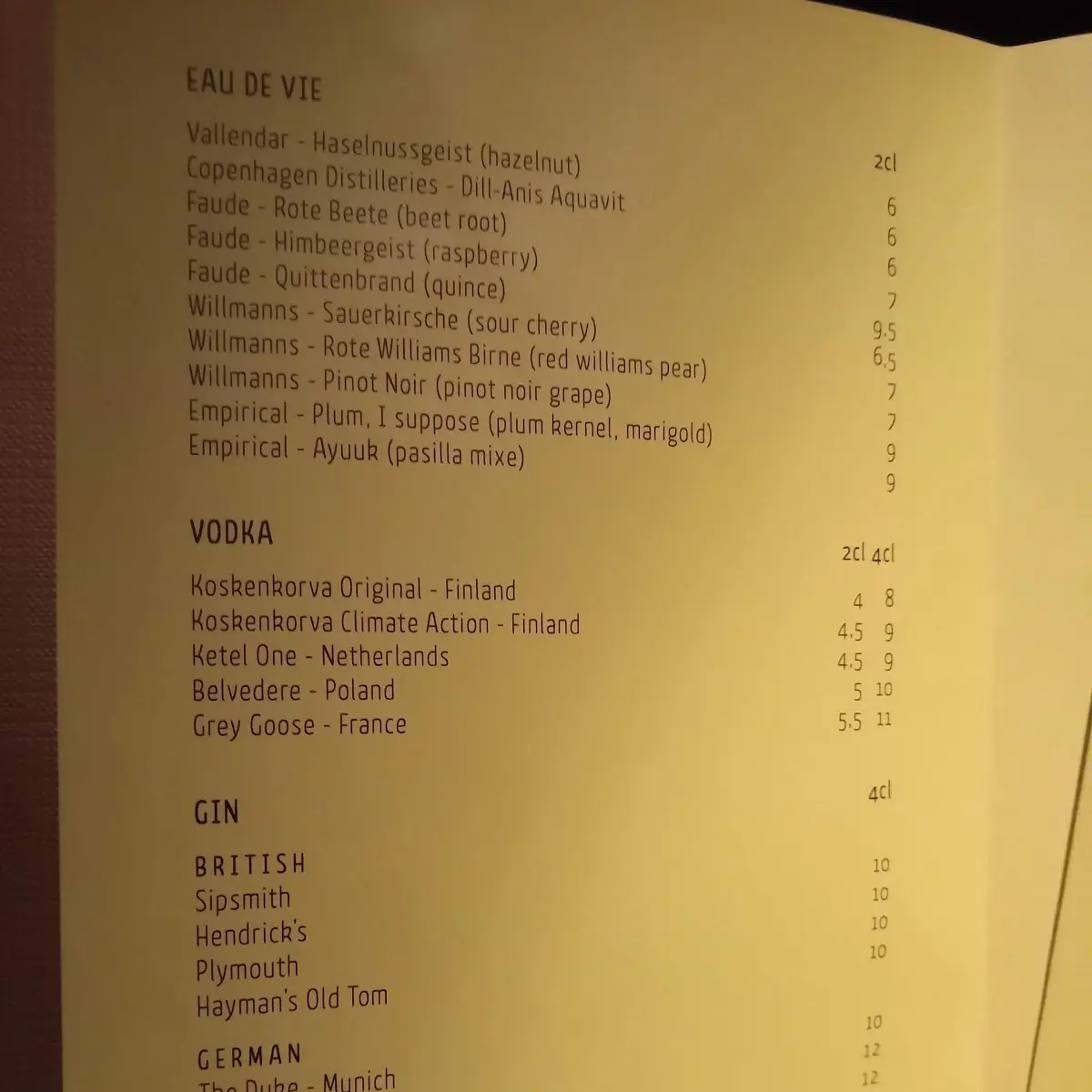 Speisekarte photo 9