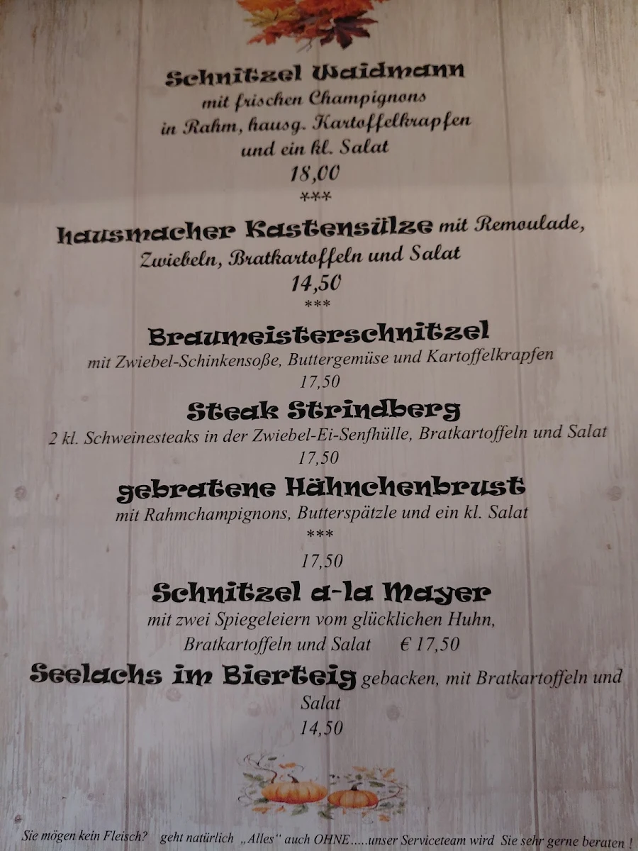 Speisekarte photo 1