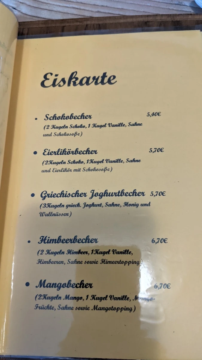 Speisekarte photo 3