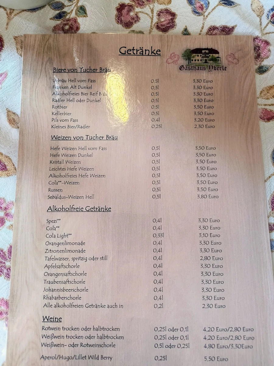 Speisekarte photo 5