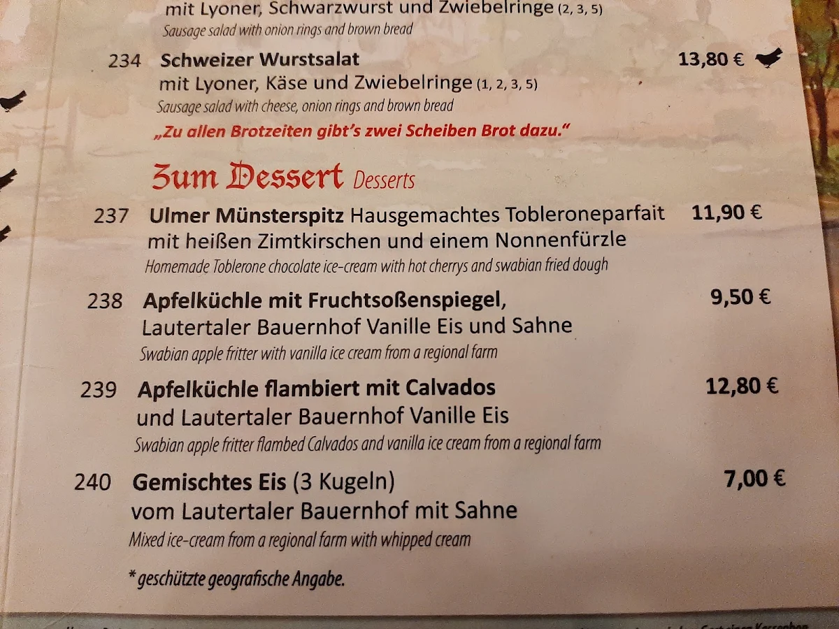 Speisekarte photo 6