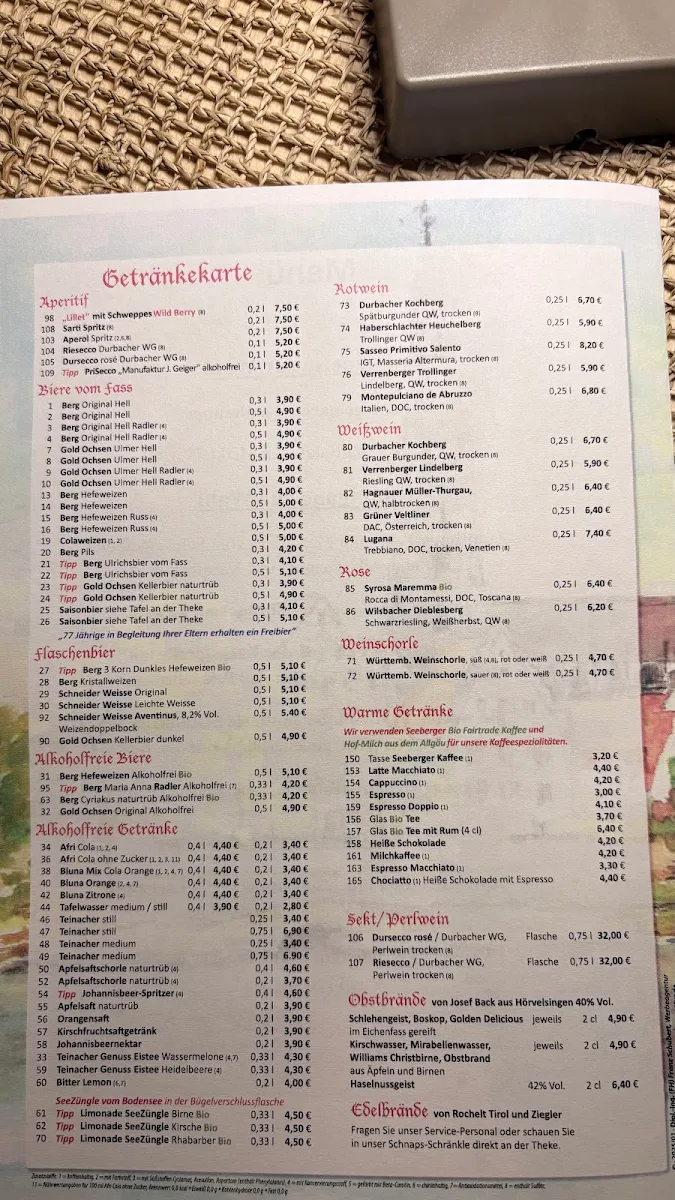 Speisekarte photo 7